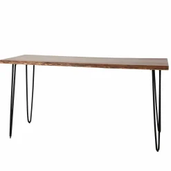 WoonStijl Eetkamertafel edge Massief acacia naturel - 130 cm Best