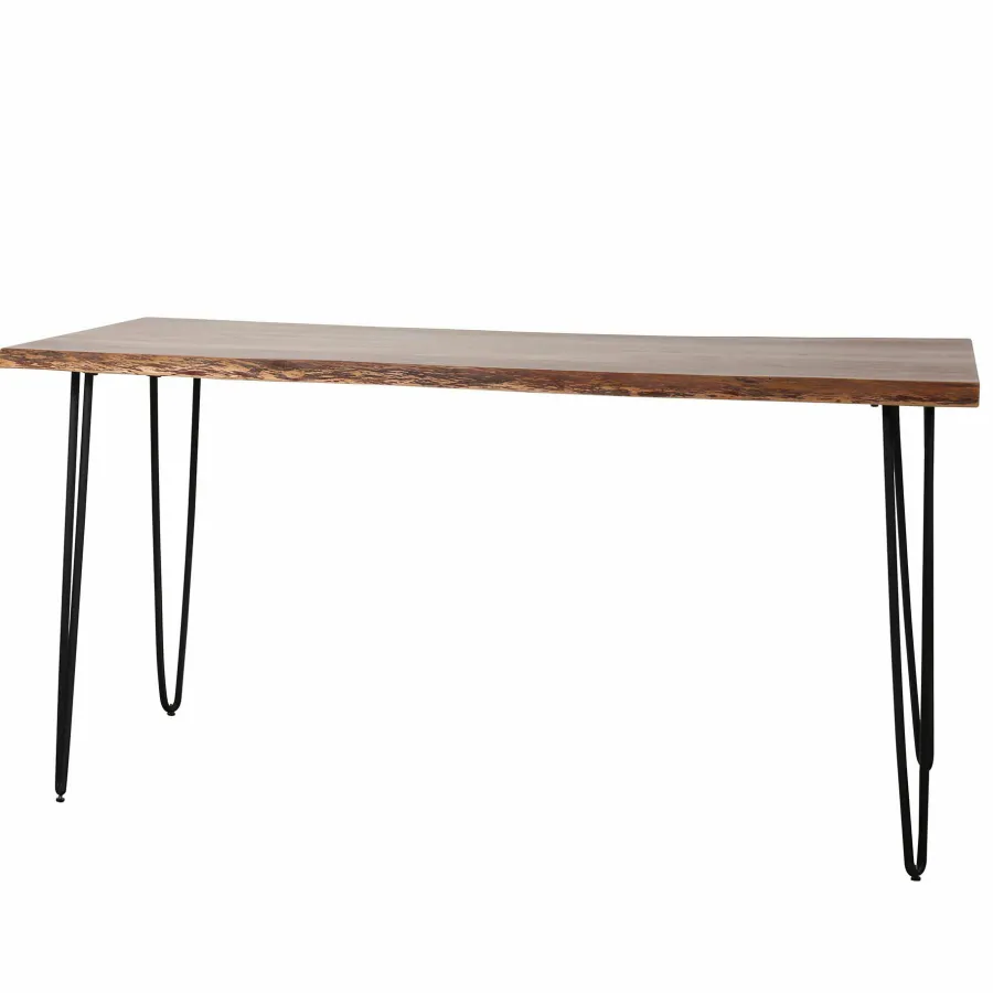 WoonStijl Eetkamertafel edge Massief acacia naturel - 130 cm Best