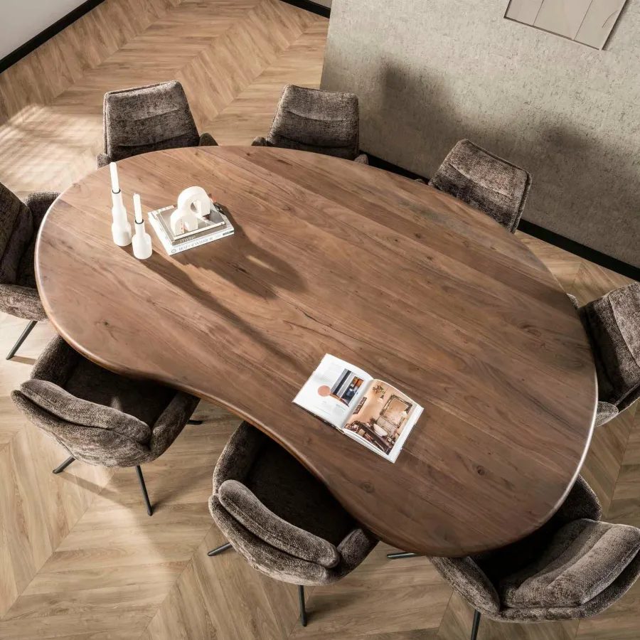 WoonStijl Eetkamertafel sculpture acacia 240 cm Hot