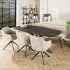 WoonStijl Eettafel 215 deens ovaal Metallic Online