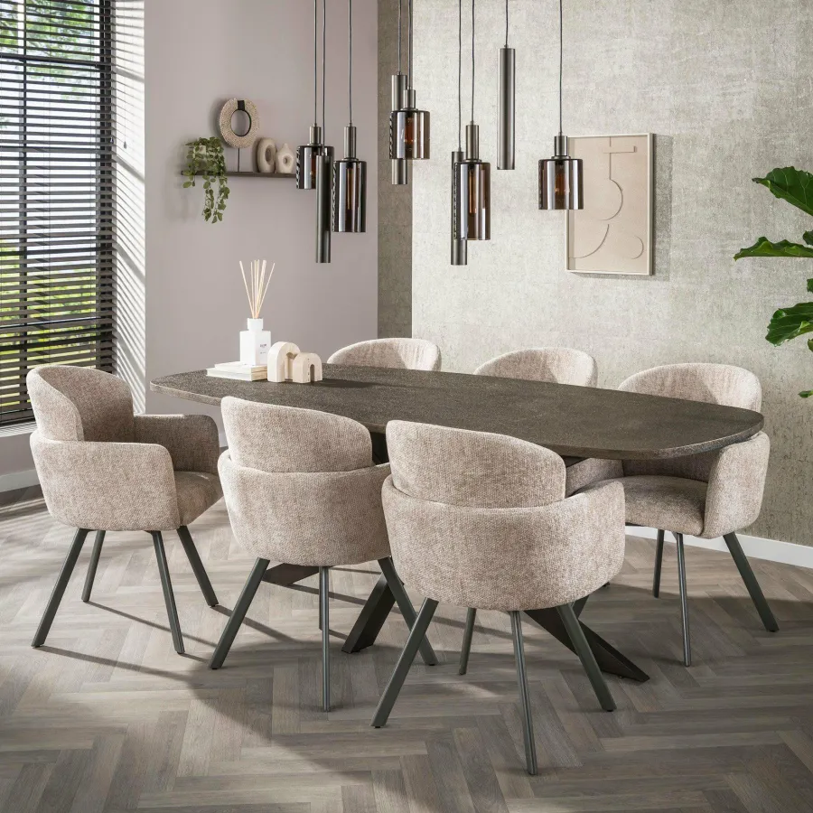 WoonStijl Eettafel Bronvik deens ovaal 215 cm Online