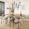 WoonStijl Eettafel Wave centrale poot 215 cm New