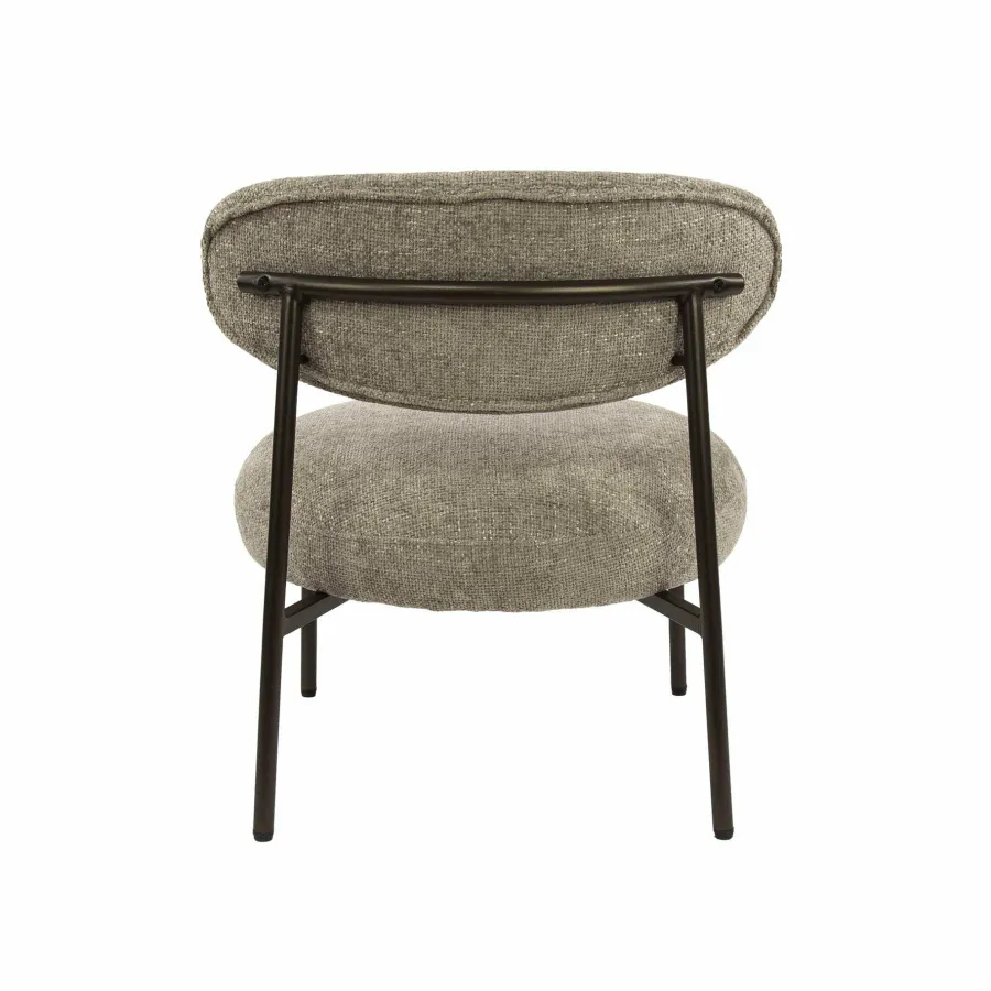 WoonStijl Fauteuil Round - Tissee cargo zandkleur Outlet