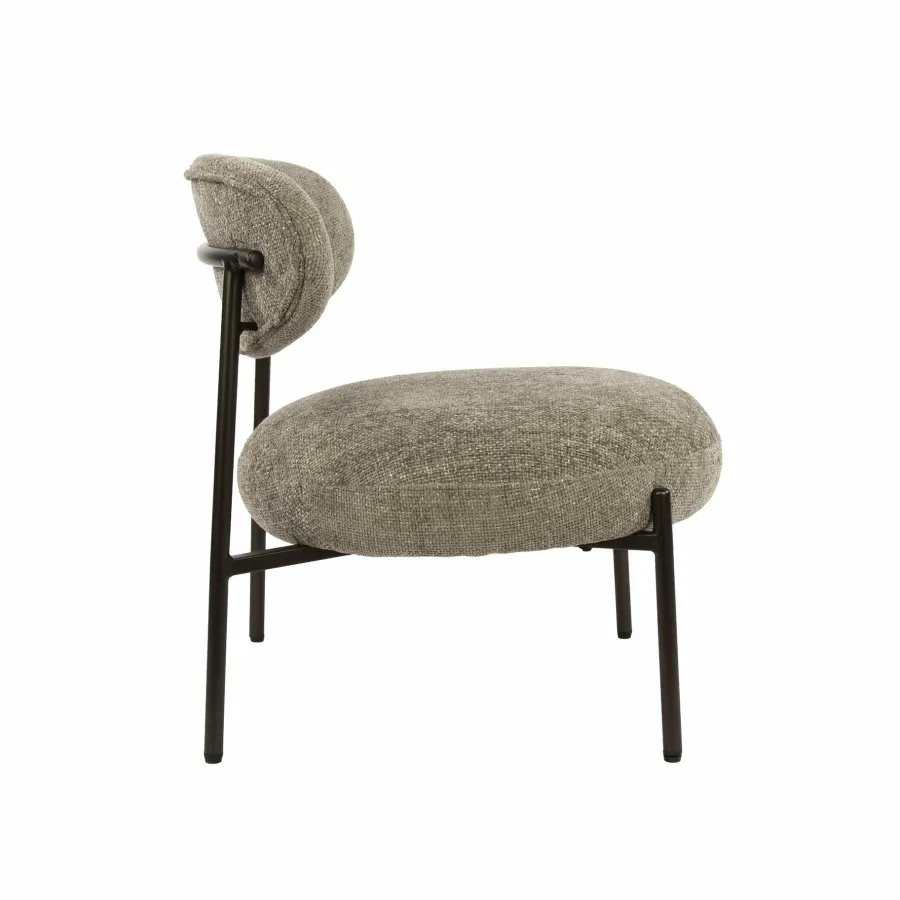 WoonStijl Fauteuil Round - Tissee cargo zandkleur Outlet