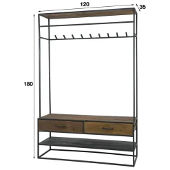 WoonStijl Garderobekast Blend en 2 lades Discount