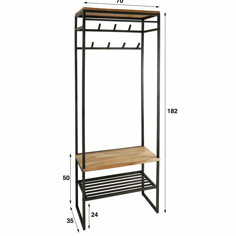 WoonStijl Garderobemeubel roede edge Outlet