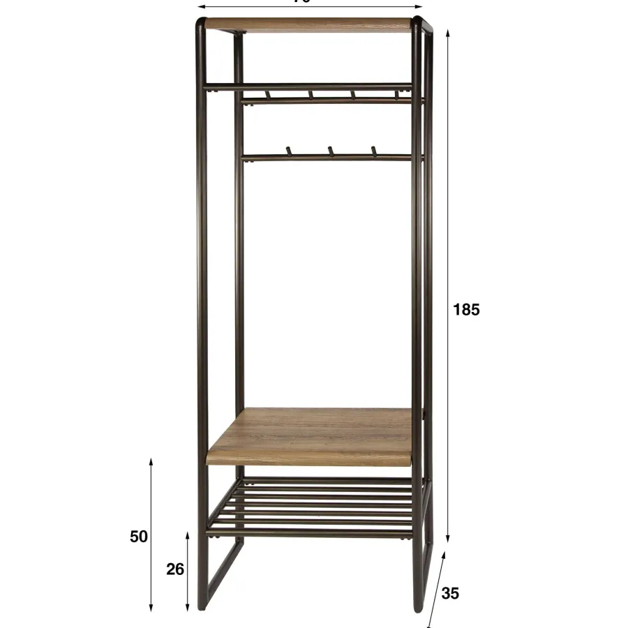 WoonStijl Garderobemeubel Luno 70 Best