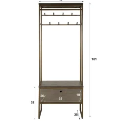 WoonStijl Garderobemeubel roede Ferro Discount