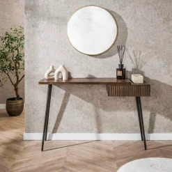 WoonStijl Hal-/kaptafel Carve met 1 lade Clearance