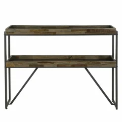 WoonStijl Haltafel Teca layer opstaande rand Best