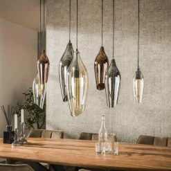 WoonStijl Hanglamp 4+3 cocoon mix glass Sale