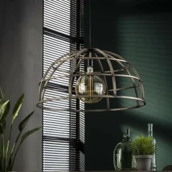WoonStijl Hanglamp Ø70 dome / Oud zilver Sale
