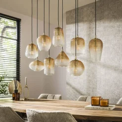 WoonStijl Hanglamp 5+4 dot pattern