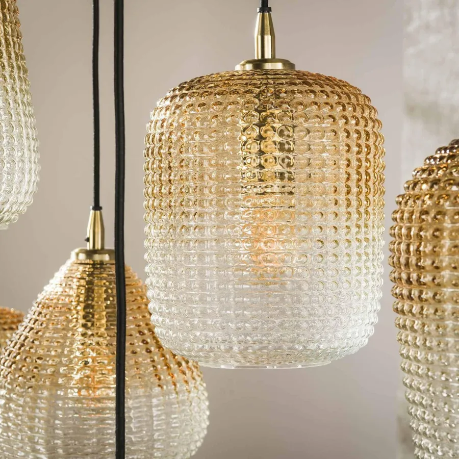 WoonStijl Hanglamp 5+4 dot pattern