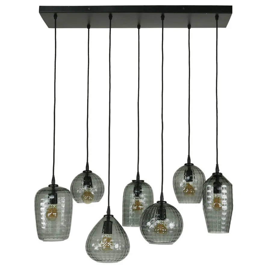 WoonStijl Hanglamp 4+3 hexagon mix Clearance