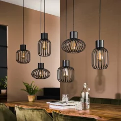 WoonStijl Hanglamp 3+3 mix metal Best