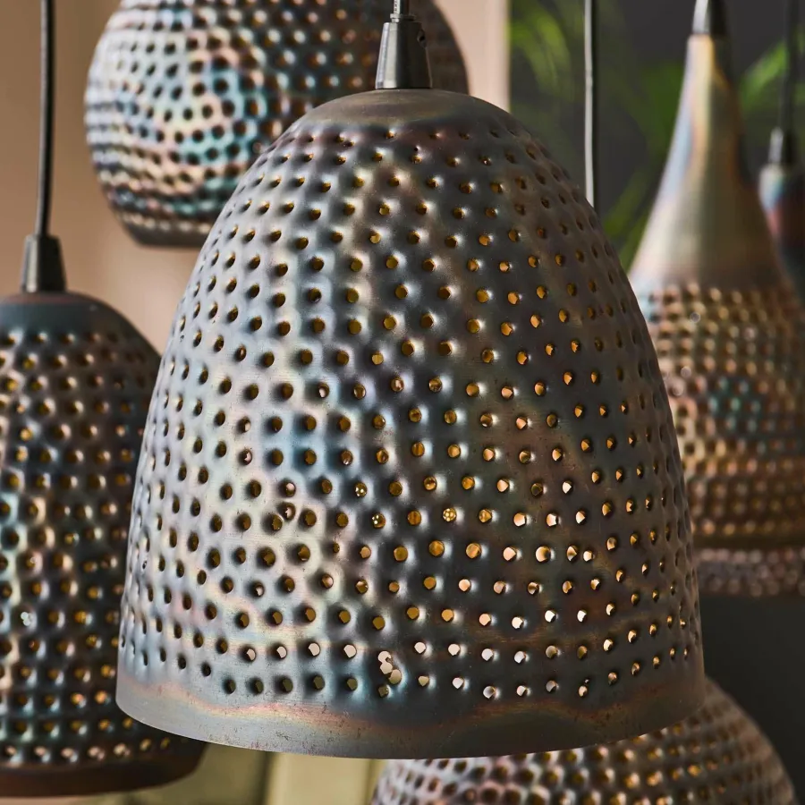 WoonStijl Hanglamp 4+3 punch mix Clearance