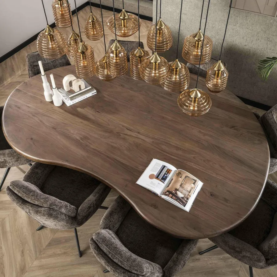 WoonStijl Hanglamp 5+5+5 rib glass Sale