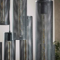 WoonStijl Hanglamp 5+4 tube mesh Discount