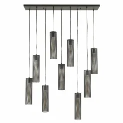 WoonStijl Hanglamp 5+4 tube mesh Discount