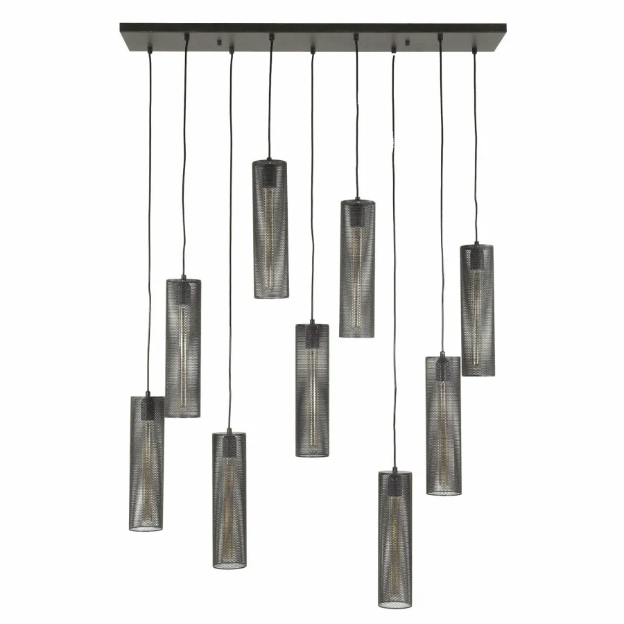 WoonStijl Hanglamp 5+4 tube mesh Discount