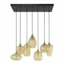 WoonStijl Hanglamp 4+3 V-shape pattern mix Best