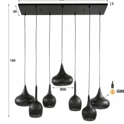 WoonStijl Hanglamp 4+3 zip Online