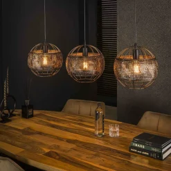 WoonStijl Hanglamp 3L Ø30 armor open Discount