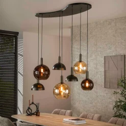 WoonStijl Hanglamp 4+3L Cluster Best