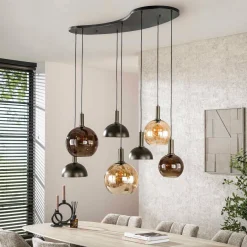 WoonStijl Hanglamp 4+3L Cluster Best