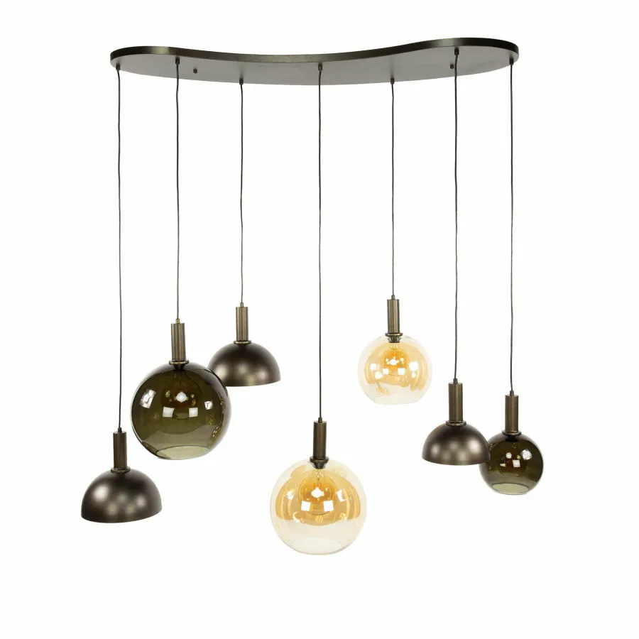WoonStijl Hanglamp 4+3L Cluster Best