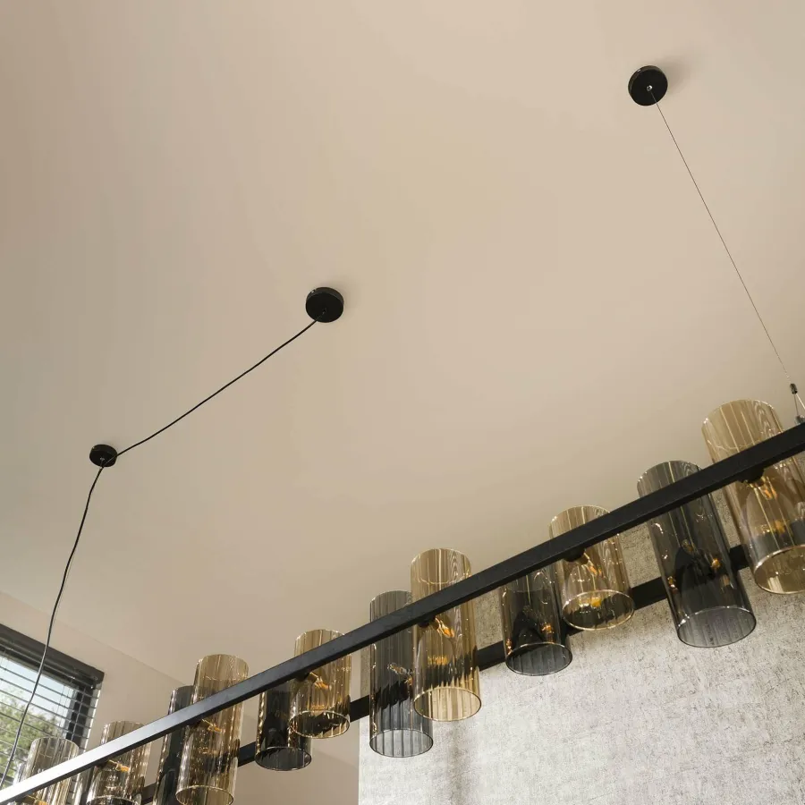 WoonStijl Hanglamp 14L cylinder mixed glass Clearance