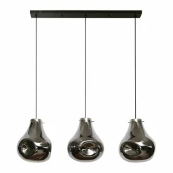 WoonStijl Hanglamp 3L dent glass Hot