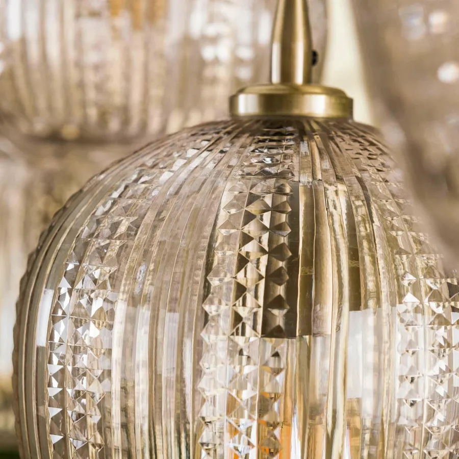 WoonStijl Hanglamp 5L diamond grain mix