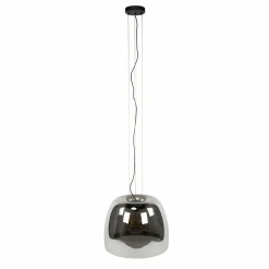 WoonStijl Hanglamp 1L drift XL glass Smoke
