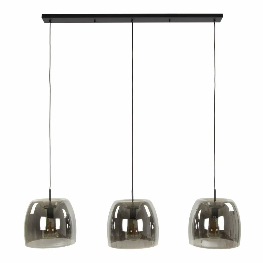 WoonStijl Hanglamp 3L drift glass Outlet