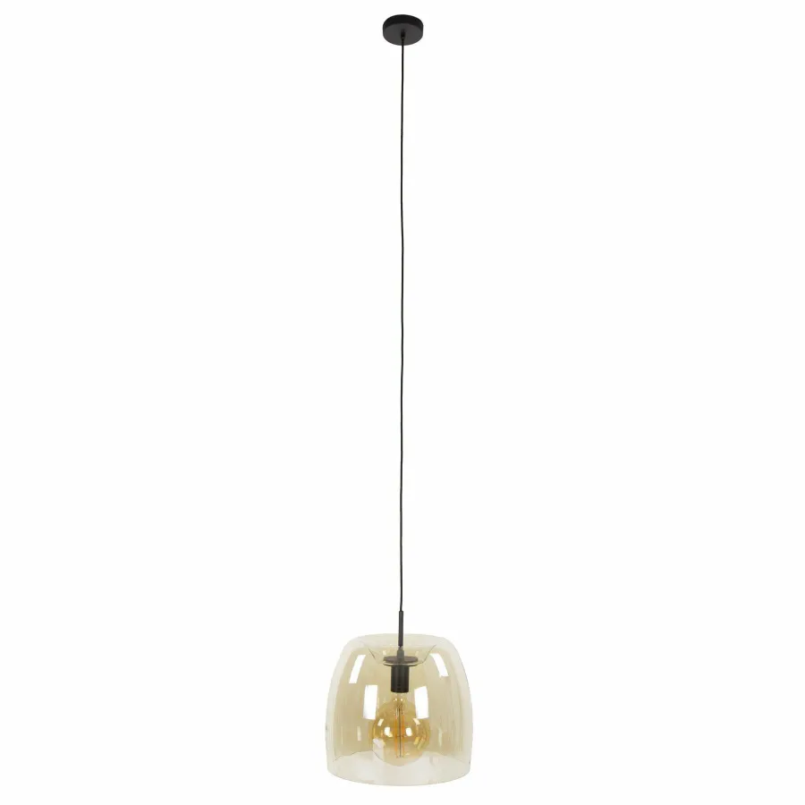 WoonStijl Hanglamp 1L drift glass Amber Discount