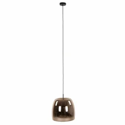 WoonStijl Hanglamp 1L drift glass Koper Hot