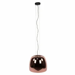 WoonStijl Hanglamp 1L drift XL glass Koper New