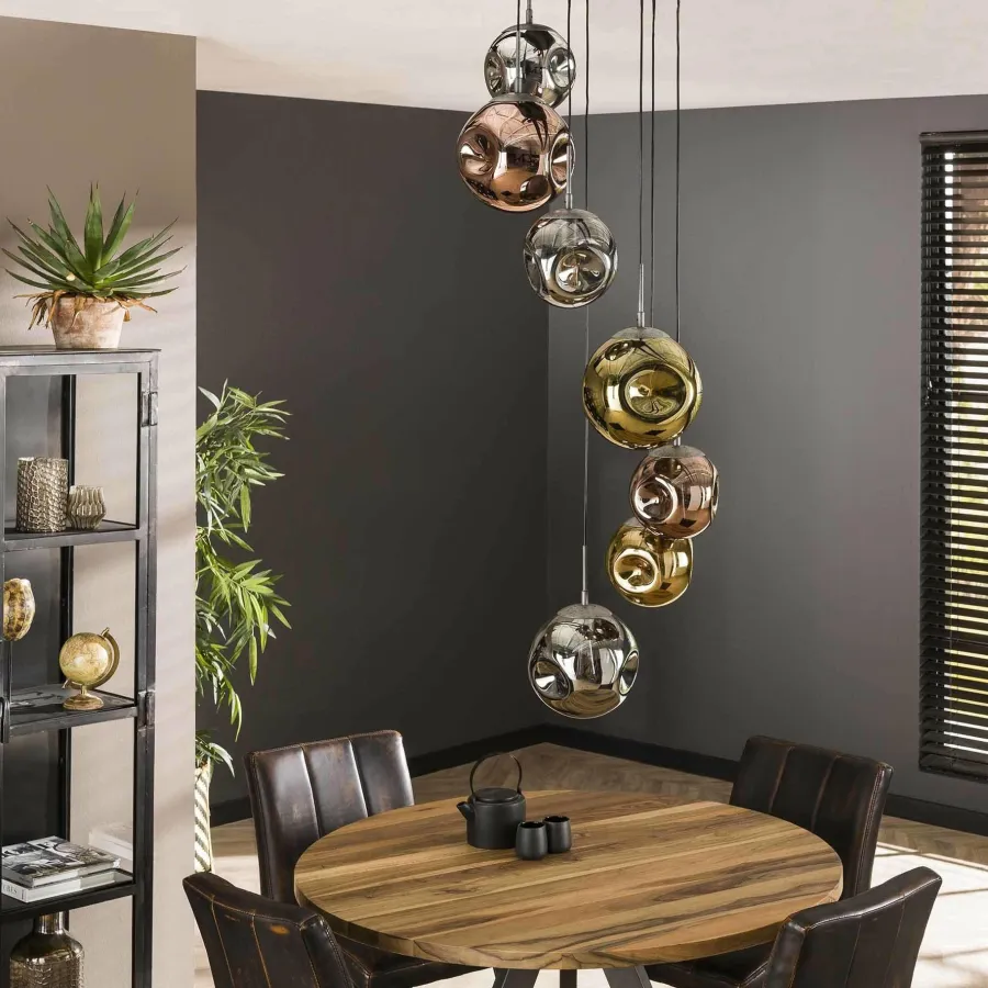 WoonStijl Hanglamp 7L getrapt stellar New