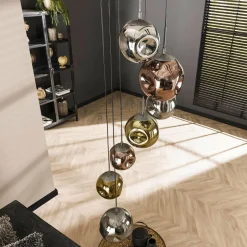 WoonStijl Hanglamp 7L getrapt stellar New