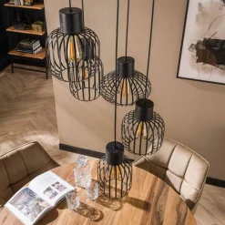 WoonStijl Hanglamp 5L getrapt mix metal Online