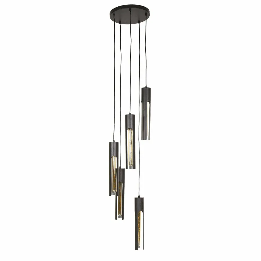 WoonStijl Hanglamp 5L getrapt tube