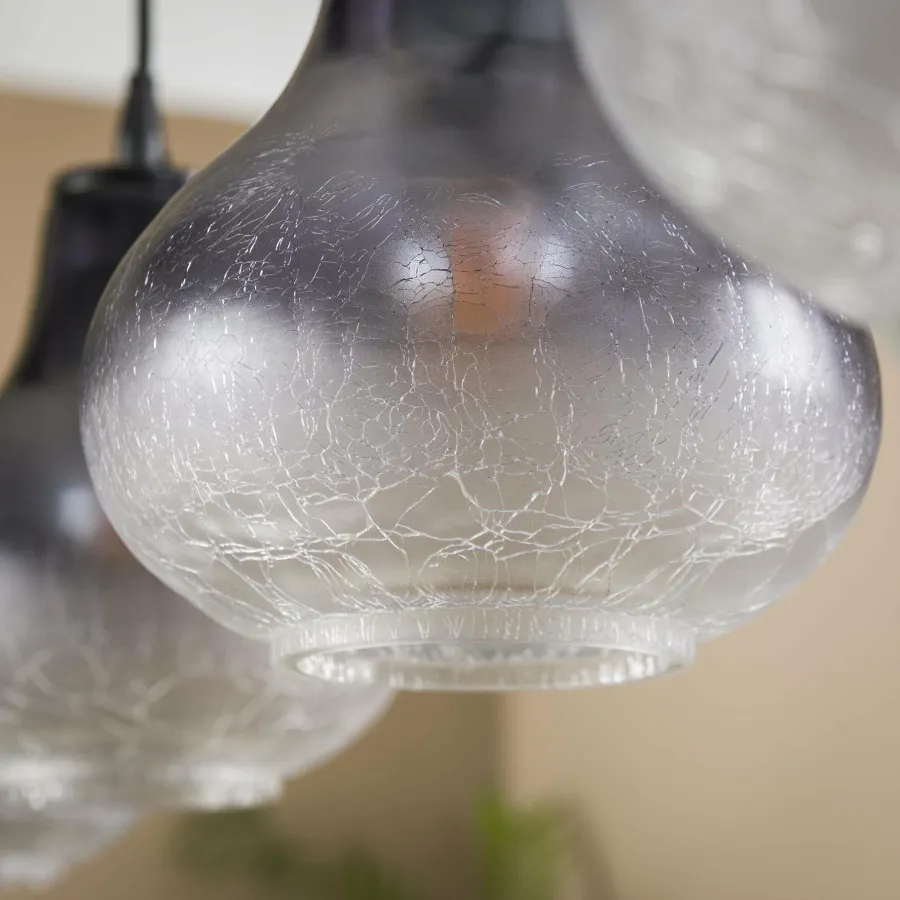 WoonStijl Hanglamp 4L kegel glass Online