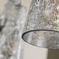 WoonStijl Hanglamp 7L kegel stone