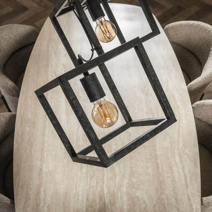 WoonStijl Hanglamp 4L kubus New