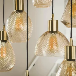 WoonStijl Hanglamp 9L leaf getrapt Best