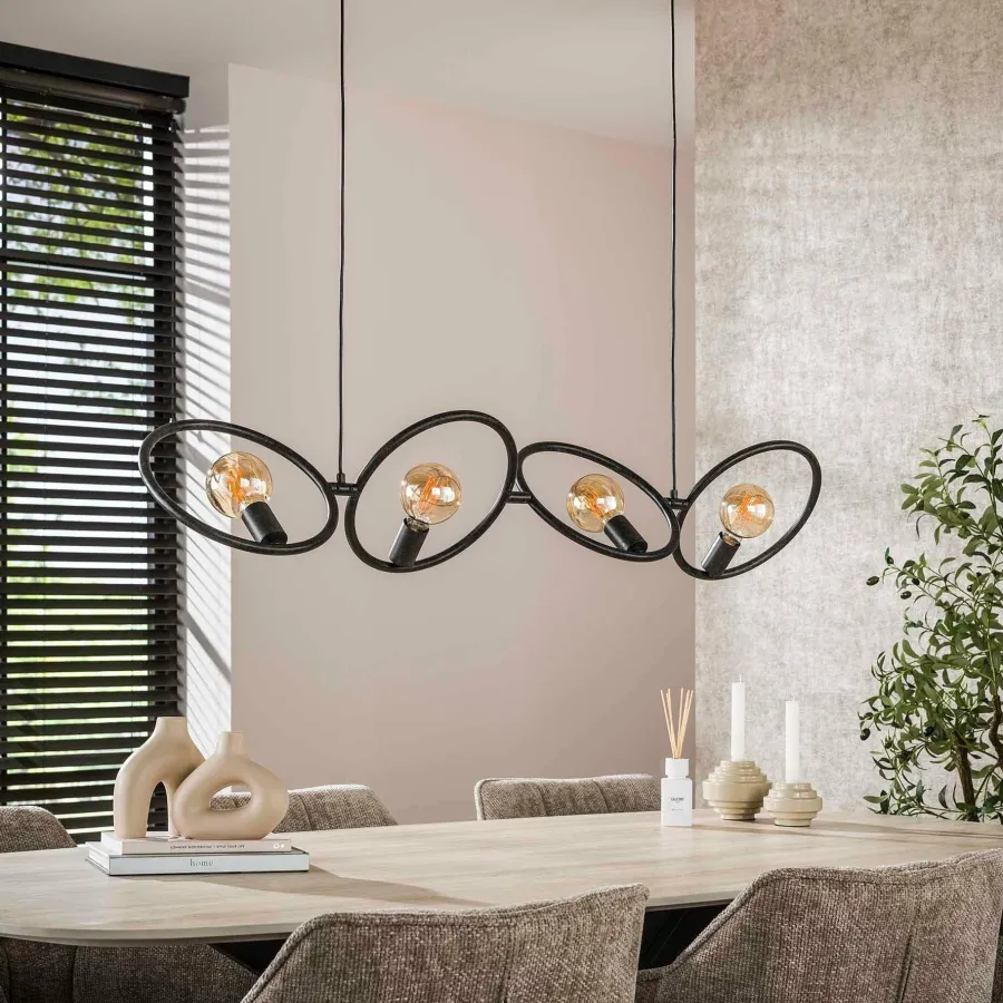 WoonStijl Hanglamp 4L Loop