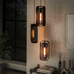 WoonStijl Hanglamp 3L mesh rotate Discount