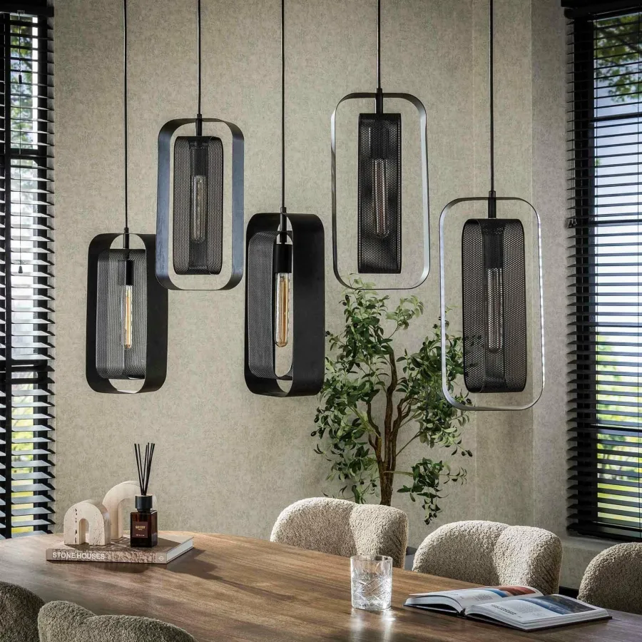 WoonStijl Hanglamp 5L mesh rotate Outlet
